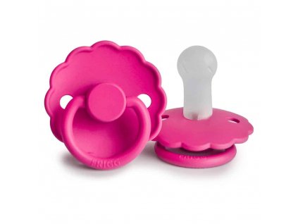 OKRÚHLY CUMLÍK FRIGG DAISY FUCHSIA, 6-18M, SILIKÓN