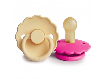 DVOJBALENIE CUMLÍKOV FRIGG DAISY PALE DAFFODIL/ FUCHSIA, 0-6M, KAUČUK