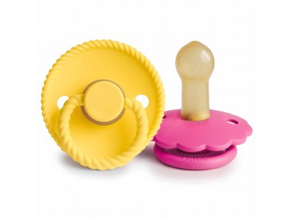 DVOJBALENIE CUMLÍKOV FRIGG ROPE/ DAISY SUNFLOWER/ FUCHSIA, 6-18M, KAUČUK