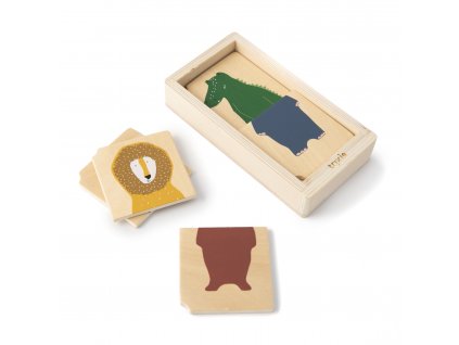 Trixie drevené kombinované puzzle so zvieratami