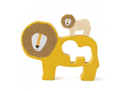 Drevené detské puzzle - Mr. Lion