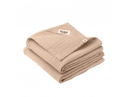 BIBS muselinove plienky z BIO bavlny 2ks Blush