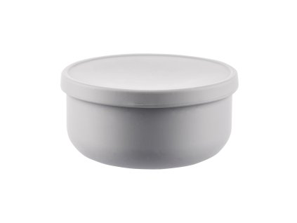 Silikónová miska s viečkom, Dove Grey