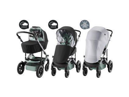 Sada plášteniek + sieťky proti hmyzu pre Britax Smile 5Z, Weather Kit