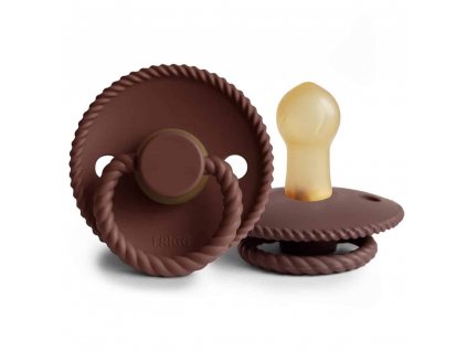 OKRÚHLY CUMLÍK FRIGG ROPE COCOA, 0-6M, KAUČUK