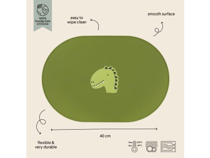 Dětské silikonové prostírání Trixie Baby - Mr. Dino