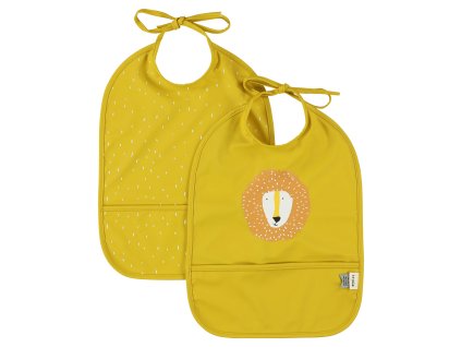 Dětský bryndák s kapsou Trixie Baby 2-pack Mr. Lion
