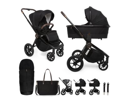 MUUVO Kočík kombinovaný Quick SE 2 Sunset black set 2v1