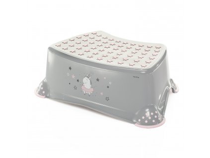 Zopa Stupienok k WC/umývadlu "Unicorn", Grey/Pink