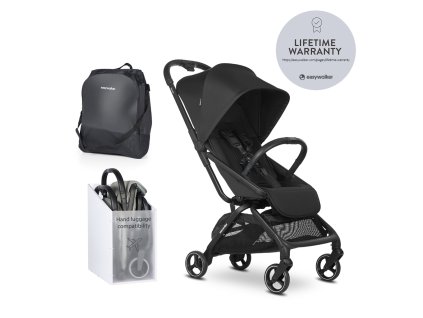 EASYWALKER Kočík športový Rockey S Pure Black