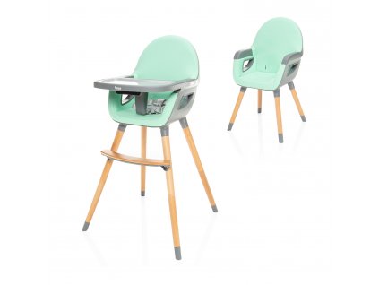 Detská stolička Zopa Dolce 2, Ice Green/Grey