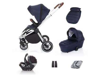 SET kočík Zopa Move +korba+adaptéry+autosedačka, Sky Blue/Silver