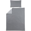 Meyco obliečky 100x135 cm - Uni grey/light grey
