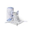 INTERBABY | SET - OSUŠKA froté 100x100 SLONÍK + PRÍTULKA - modrá