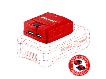 Einhell Expert Plus TE-CP 18 Li USB-Solo USB aku adaptér 2,1A