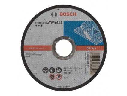 Bosch 2608603163 Dělicí kotouč rovný Standard for Metal 115mm