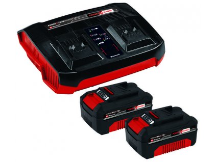 Einhell 4512112 Startovací sada 2x 4,0Ah/18V & Twincharger Kit 1, Power X-Change
