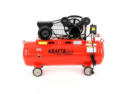 Kraft & Dele KD402 Olejový dvoupístový kompresor 2,8kW, 230V, 100l, 8bar