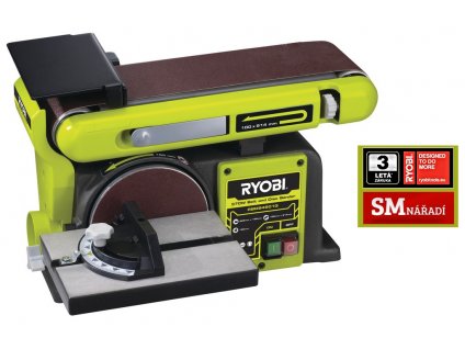 Ryobi RBDS4601G Bruska s pásem a kotoučem 370W, kotouč 150mm, pás 100x914mm
