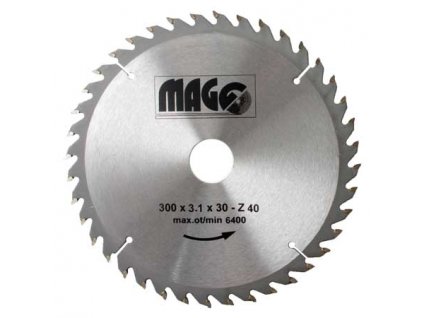 Magg 9330040 Pilový kotouč 300x3,1x30mm/40 zubů - střídavě šikmé