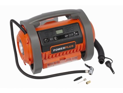 PowerPlus POWDP7040 Aku kompresor 20V, 11bar, 30l/min, LCD, LED, bez aku a nabíječky