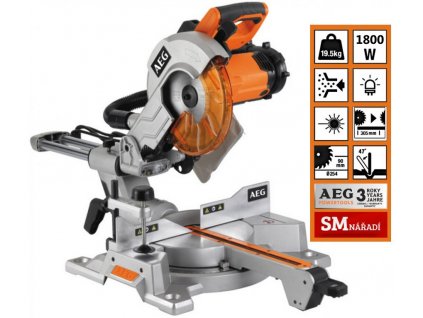 AEG PS 254L Posuvná pokosová pila 2 000W, 254mm, LED světlo a laser