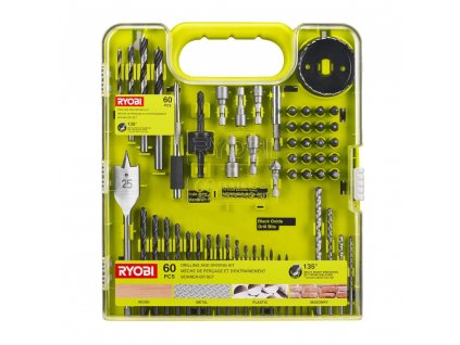 Ryobi RAKDD60 Sada vrtáků a šroubovacích bitů 5132004664