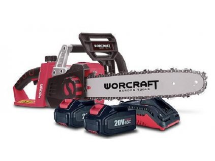 Worcraft CGC-S40Li 2x20V Aku řetězová pila, lišta 355mm, 2x aku, nabíječka