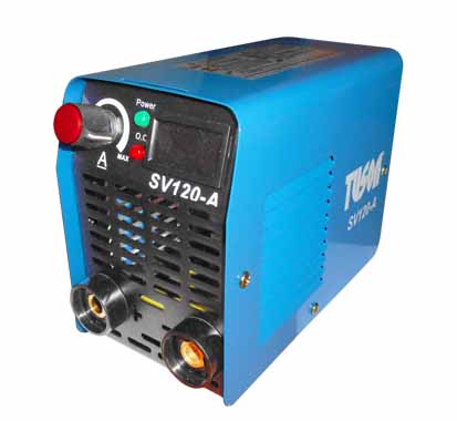 Tuson SV120-A Svářecí invertor 120A, metoda MMA, LED displej, svařovací kabely, popruh