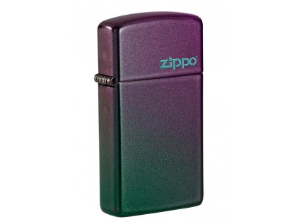 Zippo zapalovač Slim® Iridescent Zippo Logo