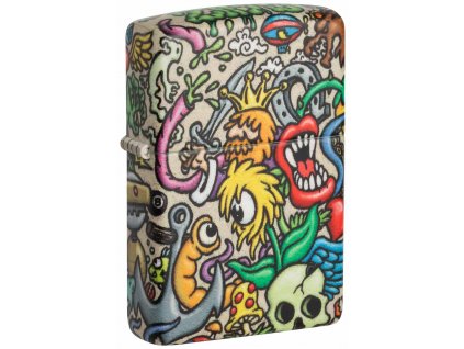 Zippo 26121 Crazy Collage Design