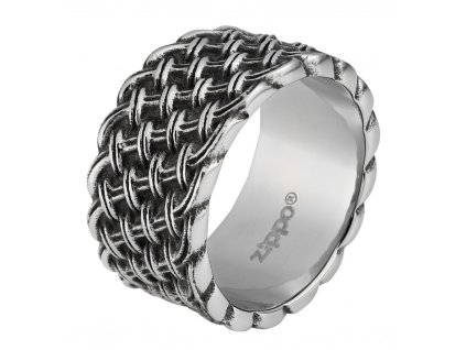 45217 Prsten Zippo Steel Braided Ring vel.68