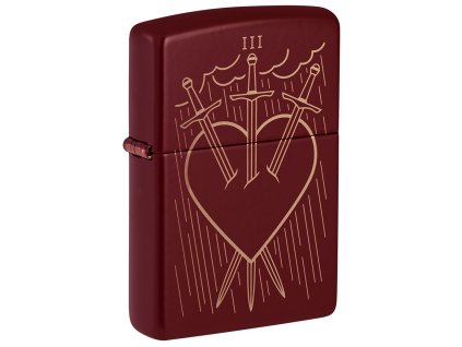Zapalovač Zippo 66087 Three of Swords Design