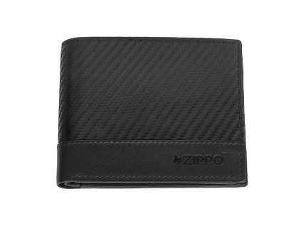 44189 Kožená peněženka Zippo Carbon