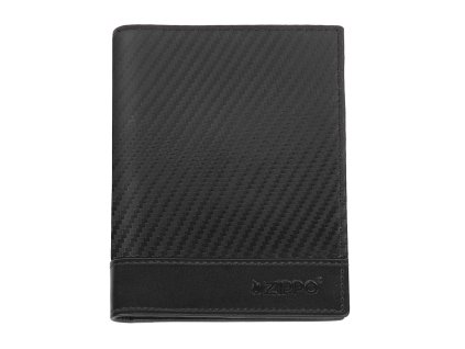44194 Kožené pouzdro na cestovní pas Zippo Carbon