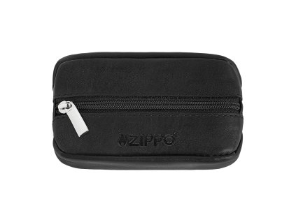 44195 Kožené pouzdro na mince Zippo Carbon