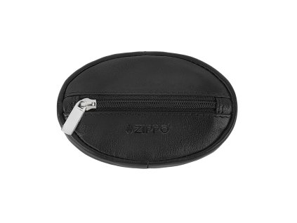 44197 Kožené pouzdro na mince Zippo Carbon