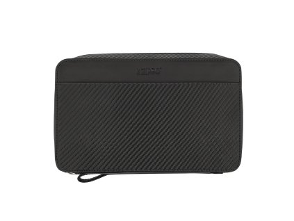 44207 Kožená cestovní taška na doutníky Zippo Carbon