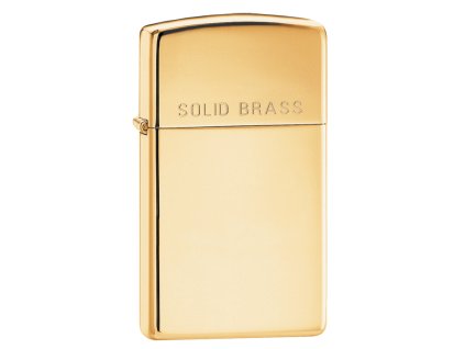 Zapalovač Zippo 24067 Solid Brass Slim