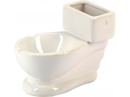 12764 Keramický popelník Toilet 100mm