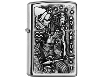 Zippo zapalovač 25556 Aquarius Zodiac Emblem