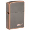 Zapalovač Zippo 27005 Rustic Bronze Zippo Logo