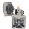  Zippo 21578 Harley-Davidson® H284 Emblem otevřený