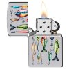 Zippo 22111 Fishing Hooks Design