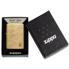 Zippo 23008 Armor® Tumbled Brass Flame Design - dárková krabička