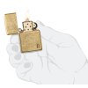 Zippo 23008 Armor® Tumbled Brass Flame Design