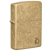 Zippo 23008 Armor® Tumbled Brass Flame Design