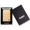 Zippo 24016 Armor® High Polish Brass Flame Design - dráková krabička