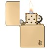 Zippo 24016 Armor® High Polish Brass Flame Design