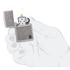 Zippo 27010 Armor® Antique Silver Flame Design